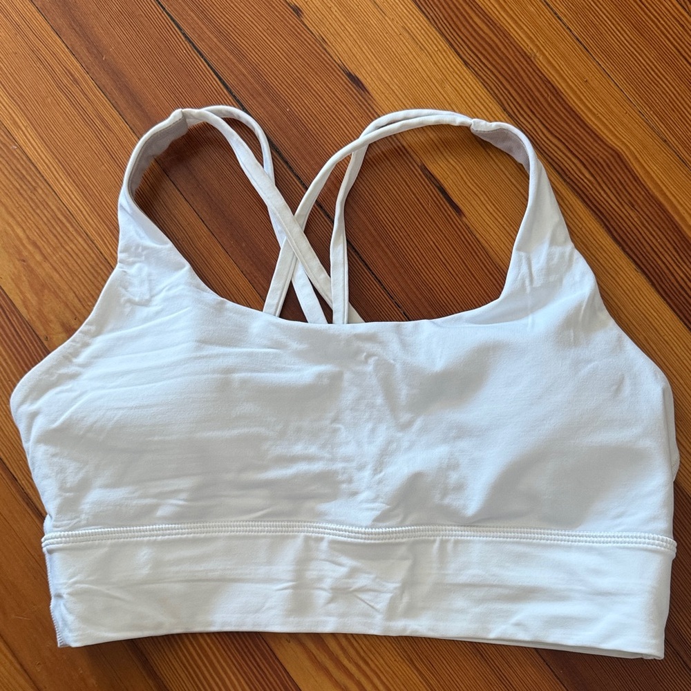 Women's lululemon White Sports Bra size 10